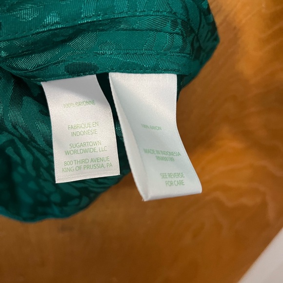 Lilly Pulitzer Nicolina long sleeve Teal bottom Wrap Dress 8 - Picture 10 of 13